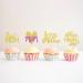 Blumomon 36 Pack Gold Glitter Happy Mother's Day Cupcake Toppers | Mom Cupcake Picks & Decorations | Perfect for Mother's Day Party & Celebrations - Buy Online on GoSupps.com