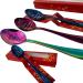 Premium Hot Chocolate Spoon with Christmas 2023 Gift Box - 15cm Size - Available in Silver Gold Rose Gold Black Blue Rainbow and Purple - Holiday xnas Gift - Buy Online on GoSupps.com