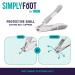 TRIM Simply Foot Toenail Clippers - Quality Steel Blades, Enlarged Opening, Catcher Base - Easy to Use Foot Care Tool for Men and Women (White) - Buy Online on GoSupps.com