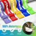 Gymer Fitness Straps 5-Set | 100% Latex Resistance Bands for Yoga Pilates & Muscle Building | German Exercise Instructions | Ideal for Physiotherapy - Buy Online on GoSupps.com