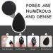 Sibba 6-Piece Powder Puff Beauty Blenders Set - Makeup Sponge Kit for Flawless Foundation & Concealer Application - Includes Mini Washing Set and Small Brushes (Black) - Buy Online on GoSupps.com