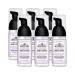 J.R. Watkins No-Rinse Foaming Hand Cleanser Hand Soap in Pump Dispenser Bathroom & Kitchen Foam Cleaner All Natural Alcohol Free Blue Lavender 1.6 fl. Oz. 6 Pack