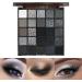 Black Eyeshadow Palette Women Makeup Smoky Eye Palette 25 Vibrant Matte Colors and Waterproof Smoky Options and for Girls and Women - Buy Online on GoSupps.com