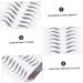 Mipcase 12 sheets Transfer Imitation Girls for Shaping Eyebrows Women Temporary Tattoos Stickers Eyebrow 21x15cm Black - Buy Online on GoSupps.com
