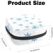 Anna Cowper Blue Snow Flake Sanitary Napkin Storage Bag - Portable Period Pouch for Women & Teen Girls - Multi-colored - Buy Online on GoSupps.com