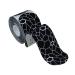 THERABAND Kinesiology Tape with XactStretch Indicator for Perfect Stretch and Application Every Time, Best in Class Adhesion, Water Resistant Black/White