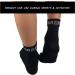 Gr8ful Compression Socks for Plantar Fasciitis & Achilles Tendonitis | Short Ankle | Men/Women 1 Pair L/XL - Buy Online on GoSupps.com
