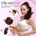 SILK-CO 11 Short Curly Ponytail Extension | Clip-in Hair Piece for Women | Natural Blend - Light Brown & Ash Blonde - Buy Online on GoSupps.com
