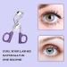 Metal Eyelash Curler Curl Up Lash Curler Long Lasting Eyelash Makeup Tool with Spring Assist Silicone Pad Lifted Eye Lash Curlers for Girls and Women Fits All Eye Shape(Purple) - Buy Online on GoSupps.com