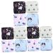 Period Bag 12 pcs Gifts with Portable - and Large Pouch Holder Bag Supply Liners Storage Pad Pouches Pads Ages Decorative Zipper Period Collect Nursing Tampons for Travel First As Shownx3pcs mediumx3pcs