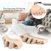 2pcs Silicone Toe Separator for Foot Care - Hallux Valgus Bunion Corrector for Pain Relief and Toe Alignment - Unisex Foot Correction Tool - Buy Online on GoSupps.com