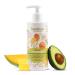 Jean & len tropical hand soap mango & avocado clean the hands gently liquid soap in the pump dispenser suitable for sensitive skin tropical fragrance without parabens & silicones vegan 250 ml