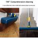 Broom and Dustpan Set House Cleaning Kit Long Handled Dustpan and Brush Heavy Duty Dust Pan Household Dust Pan Combo for Indoor Outdoor Household Cleaning and Sweeping Blue - Buy Online on GoSupps.com