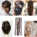 200 PCS Bobby Pins for Thick Hair U Shaped Hair Pins Hair Grips for Buns Secure Hold Girls Women Styling Pins with Storage Box Hair Decoration Hairdressing Salon Home Use Brown - Buy Online on GoSupps.com