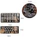 Sanwood Nail Stamping Plate - Clear Engraved Xmas Patterns | Stainless Steel Nail Art Template Tool Kit for Manicure - Style 5 - Buy Online on GoSupps.com