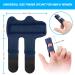 Echify Finger Rails - 2-Piece Finger Protection & Stabilizer Tape for Broken Finger & Osteoarthritis Pain Relief - Adjustable Fastening Belt (Blue) - International Shipping Available - Buy Online on GoSupps.com