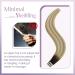 FSHINE Balayage Tape Extensions | Real Remy Hair | 10 Pieces 25g 45cm Silky Straight | Virgin Hair #2/18/25 - Buy Online on GoSupps.com