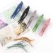 SIFLIF 4 Pack Dovetail Duckbill Hair Clips for Women - Strong Hold Jaw Clips for Thin, Thick, and Curly Hair - Multi-Color Fun Claw Clips - Buy Online on GoSupps.com