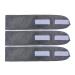Kinhwa Cosmetics Headband Set - Terry Microfiber Hair Protection Bands with Velcro for Makeup Sports & Yoga - Washable 3-Pack in Dark Gray - Buy Online on GoSupps.com