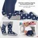 LaLoona Baby Crawling Tights with ABS Anti-Slip Sole and Knees - Stars Blue 74/80 (6-12 Months) - Buy Online on GoSupps.com