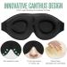 ALASKA BEAR Sleep Mask with Molded Eye Cups - Nose-Contoured 3D Ultra-Plush Blackout Eye Mask for Men and Women - Zero Pressure on Eyelids & Eyelashes - Includes Earplugs - Black - Buy Online on GoSupps.com