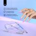 Beetles Professional 3-Piece Nail Brush Set | 2-in-1 Nail Art Liner & Gel Design Pen | Black Oval Brushes for Manicure | Ideal for DIY Nail Art Enthusiasts - Buy Online on GoSupps.com