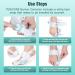 TENICORE Adjustable Knob Bunion Correctors for Women Men Big Toe with Anti-slip Heel Strap Toe Separators for Bunion Relief Suitable for Left and Right Feet One Pair White - Buy Online on GoSupps.com