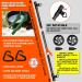 Buy HOTWAVE Resistance Bands Bar with Ab Roller - Portable Home Gym for Strength Training Squats & Weightlifting - Full Body Exercises - Buy Online on GoSupps.com