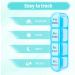 Pill Box 4 Times a Day 7 Days Pill Organiser Box with 28 Compartments Weekly Pill Case for Morning Noon Evening and Bed Time (Cyan) - Buy Online on GoSupps.com