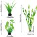 Buy WZTCIBUR Aquarium Plants - 10 Artificial Green Decorations | Safe for Fish | Perfect for Aquariums - Buy Online on GoSupps.com