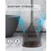 Hideaway Heavy Duty Toilet Plunger with Holder | Drip-free Bathroom Plunger with Cover - Buy Online on GoSupps.com