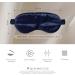 SILKSLEEK 22 Momme Pure Mulberry Silk Eye Mask for Sleeping in Navy Blue - Super Soft & Comfortable Sleep Mask with 100% Pure Silk Filling - Travel Essentials - Gift Box Included - Buy Online on GoSupps.com