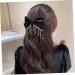 bow hairpin hair barrettes for women Bow Hair Clip Hair Ornament black bowknot hair clips Hair Bow Decor bow for hair Barrette for Women rhinestone hair girl long tail rhinestones - Buy Online on GoSupps.com