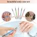 5-Piece Silicone Nail Brush Set | Double-Headed DIY Manicure Tool for Nail Art Painting & Designing | Reusable Nail Art Pen - Buy Online on GoSupps.com