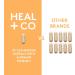 HEAL + CO. Echinacea Supplement | High Potency 10:1 Extract 5000 mg per serving | Immune Support | 120 x 500 mg Capsules - Buy Online on GoSupps.com