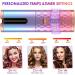 Cordless Automatic Curling Iron | 6 Temps & Timer | Wireless Hair Curler with Ceramic Barrel | Portable & Rechargeable | Fast Heating Styling Tool - Purple - Buy Online on GoSupps.com
