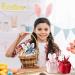 Easter Candy Bags with Bunny Ears - 4PCS Velvet Drawstring Gift Bags for Snacks & Sweets (Multicolor) - Buy Online on GoSupps.com