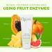 Ongaro Beauty Organic Fruit Enzyme Face Scrub - Gentle Exfoliator for Clear & Radiant Skin | 4 fl oz - Buy Online on GoSupps.com