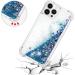 Tivenfezk Nadoli Glitzer Treisand Shell for iPhone 15 Pro Max | Shockproof Transparent TPU Quicksand Case | Blue Mobile Phone Cover - Buy Online on GoSupps.com