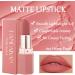 Long Lasting Matte Lipstick - Waterproof Velvet Lip Gloss in Honey Peach | Professional Cosmetics for Women - Buy Online on GoSupps.com