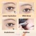 ZXTNVB Double Tip Waterproof Liquid Eyeliner Pencil - Super Slim Eye Liner Pen 2 Pcs Black - Buy Online on GoSupps.com