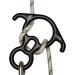 SOB Abseed Figure 8 Ring - Aluminum Magnesium Alloy Safety Device for Outdoor Climbing & Hammocks | 40kN Black - Buy Online on GoSupps.com