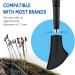 Lolypot Nordic Walking Pads - 12pcs Asphalt Rubber Buffers for All Nordic Walking & Hiking Sticks - Buy Online on GoSupps.com