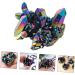COHEALI 6 Pcs Colorful Crystal Clusters Fish Bowl Decorations Feng Shui Figurine Natural Stones Ornament Gem Colorfulx3pcs 3X3CMx3pcs - Buy Online on GoSupps.com