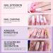 Morovan Acrylic Nail Kit for Beginners - Professional Clear White Pink Acrylic Nail Set for DIY Nail Art Design - Salon Quality Acrylic Nails Supplies - Buy Online on GoSupps.com
