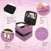 Waterproof Double Layer Nail Polish Storage - Adertos Purple Nylon Organizer for 30 Bottles & Accessories - Buy Online on GoSupps.com