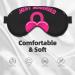 Just Married Print Eye Mask | Unisex Soft Sleep Shade for Travel Yoga & Shift Work - Buy Online on GoSupps.com