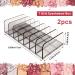 Makeup Palette Organizer(2 Pack) Acrylic Eyeshadow Palette Pallet 8 Sectons BPA-Free Divided Make Up Blush Contour Storage Holder Cosmetic Eye Shadow Display Stand Clear Rack Vanity Holder(Grey). Y002 - Buy Online on GoSupps.com