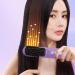 Buy Cordless Hot Comb Straightener Brush - USB Rechargeable 3D Comb Tooth Anti-Scald 3 Temp Settings for Soft Smooth Hair - Purple | International Shipping Available - Buy Online on GoSupps.com