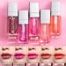Cherry Tinted Hydrating Lip Glow Oil Gloss - Non-Sticky, Long Lasting, Nourishing Moisturizing Plumping Lip Balm - Buy Online on GoSupps.com